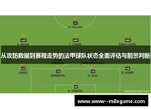 从攻防数据到赛程走势的法甲球队状态全面评估与前景判断